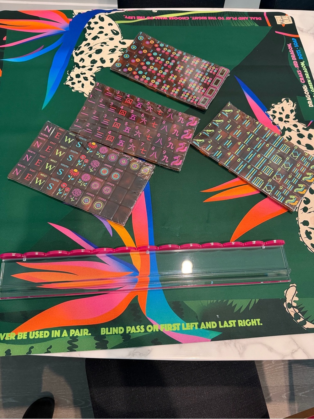 Fully curated American mahjong complete set